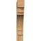 Ekena Millwork Merced Block Rough Sawn Bracket, Western Red Cedar, 6"W x 30"D x 36"H BKT06X30X36MRC05RWR - alternate 4